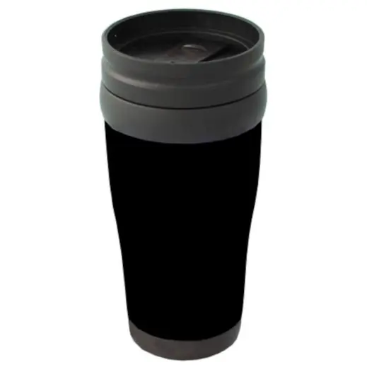 Plastic Carry Mug Black